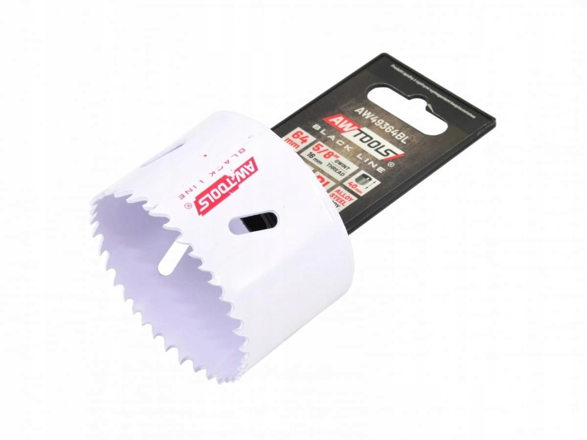 AWTOOLS OTWORNICA BIMETALOWA HSS-Co 8% 76mm BLACK LINE