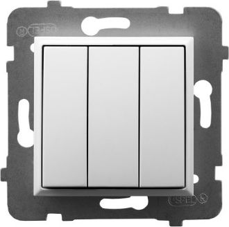 Ospel Aria Łącznik potrójny biały (ŁP-13U/m/00)