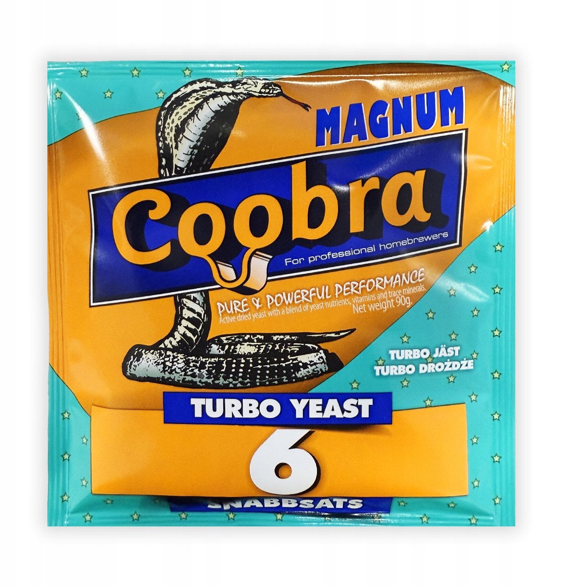 Drożdże GORZELNICZE TURBO COOBRA 6 MAGNUM