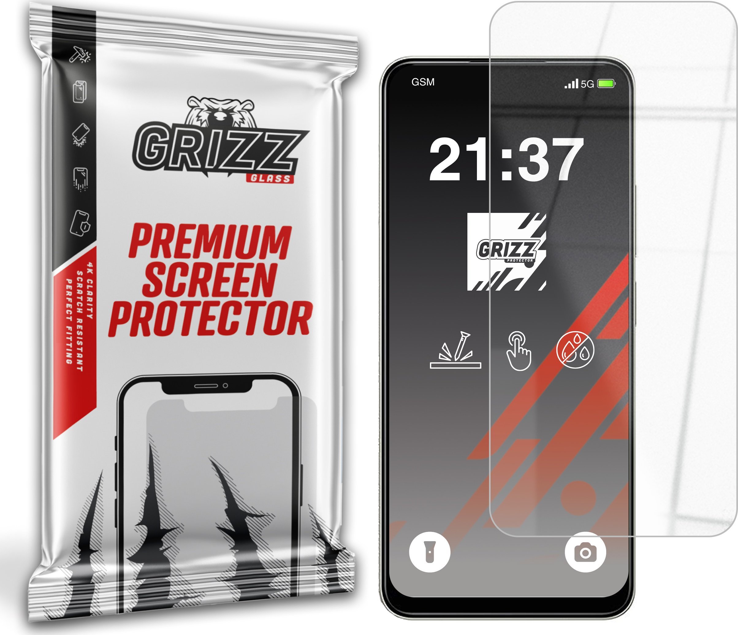 Szkło hybrydowe GrizzGlass HybridGlass do Xiaomi POCO C75 5G