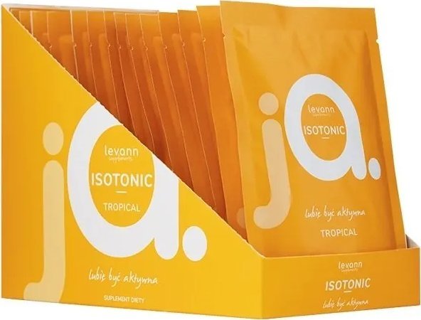 Levann Levann - jA Izotonik, Tropical, Proszek, 15 x 25.8g