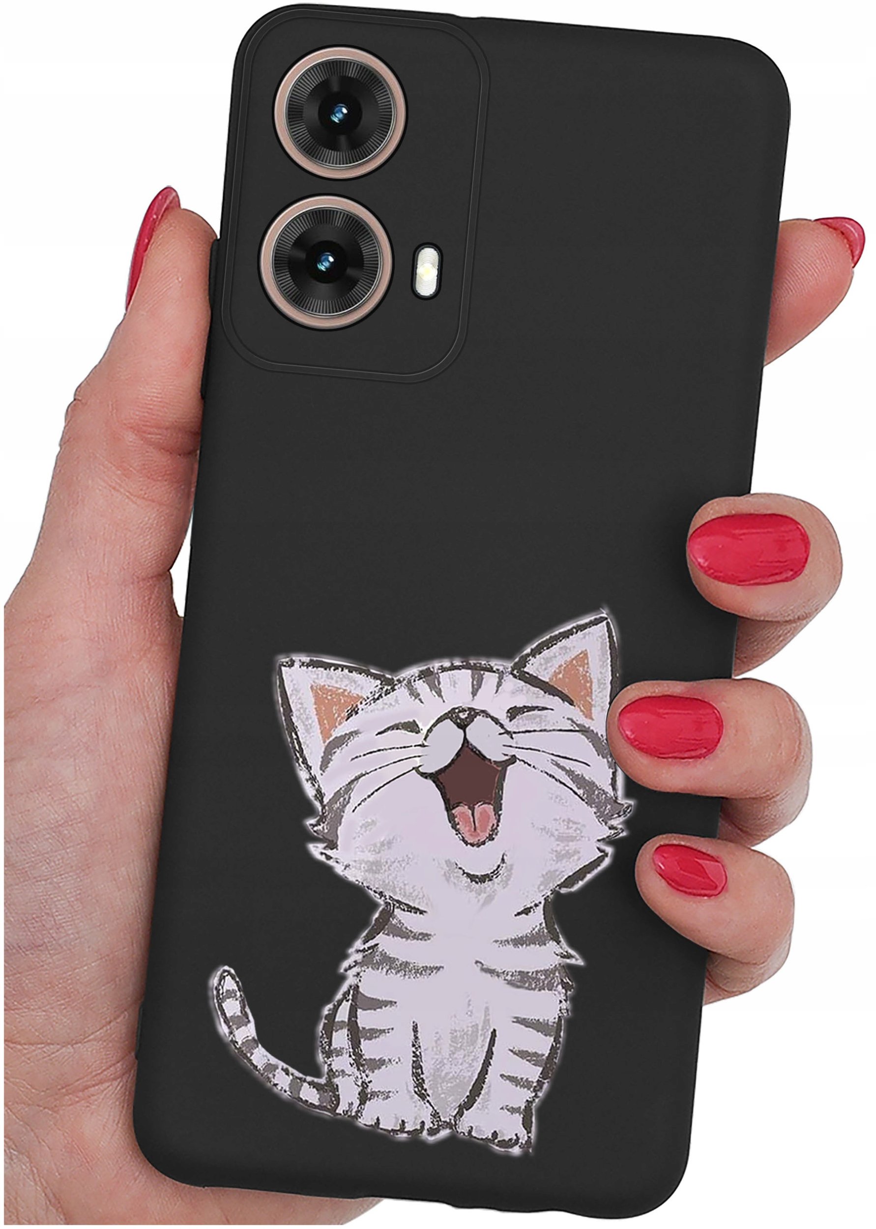 Etui do Motorola Moto G85 5G WZORY |SILIKONOWE MATT CASE