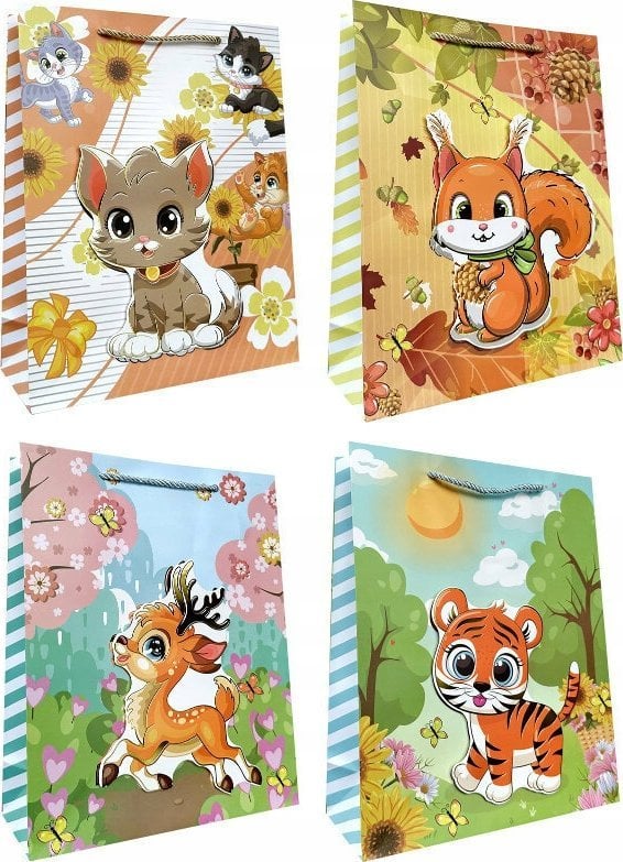 JU-PITER Torebka ozdobna prezentowa 18x23x10cm 3211C cena za 1szt