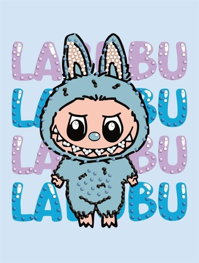 Diamentowa mozaika - On Labubu 15x20cm