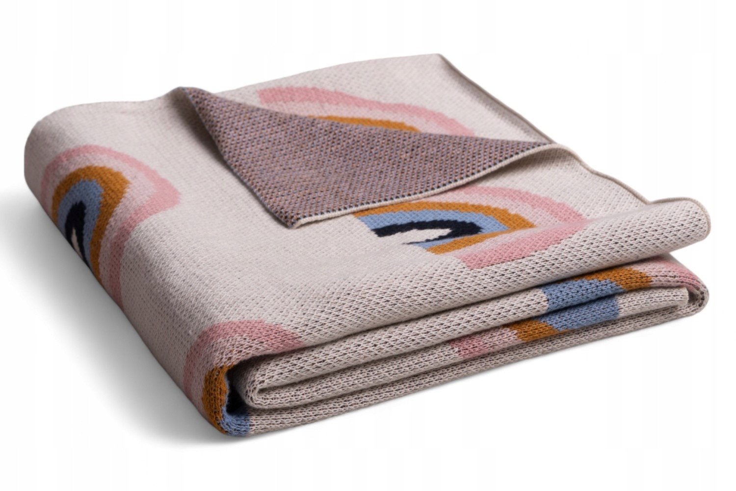 Kocyk RAINBOW z bawełny 80x100