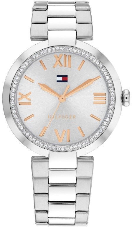 Zegarek Tommy Hilfiger Srebrny Zegarek Damski Alice 1782681 Subtelna Elegancja z Blaskiem