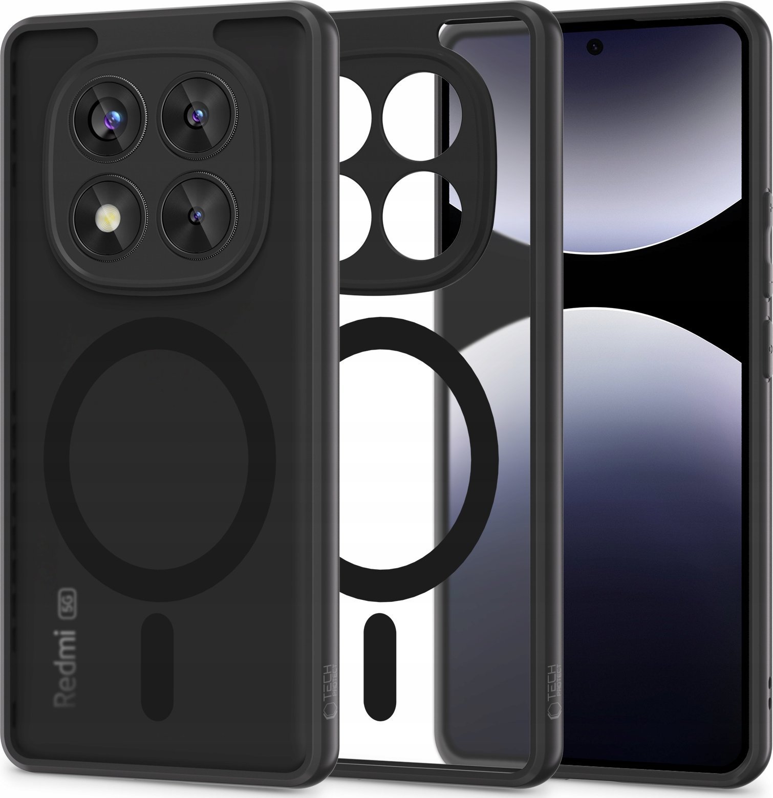 TECH-PROTECT MAGMAT MAGSAFE XIAOMI REDMI NOTE 14 PRO 5G / POCO X7 5G MATTE BLACK