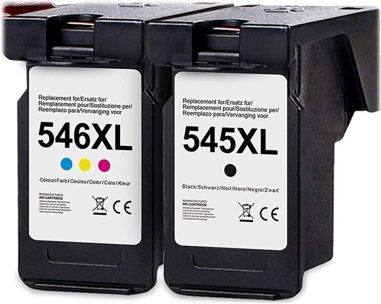 Tusz G&G XL-atramenty zestaw 2 sztuki kompatybilny z Canon 546XL/545XL