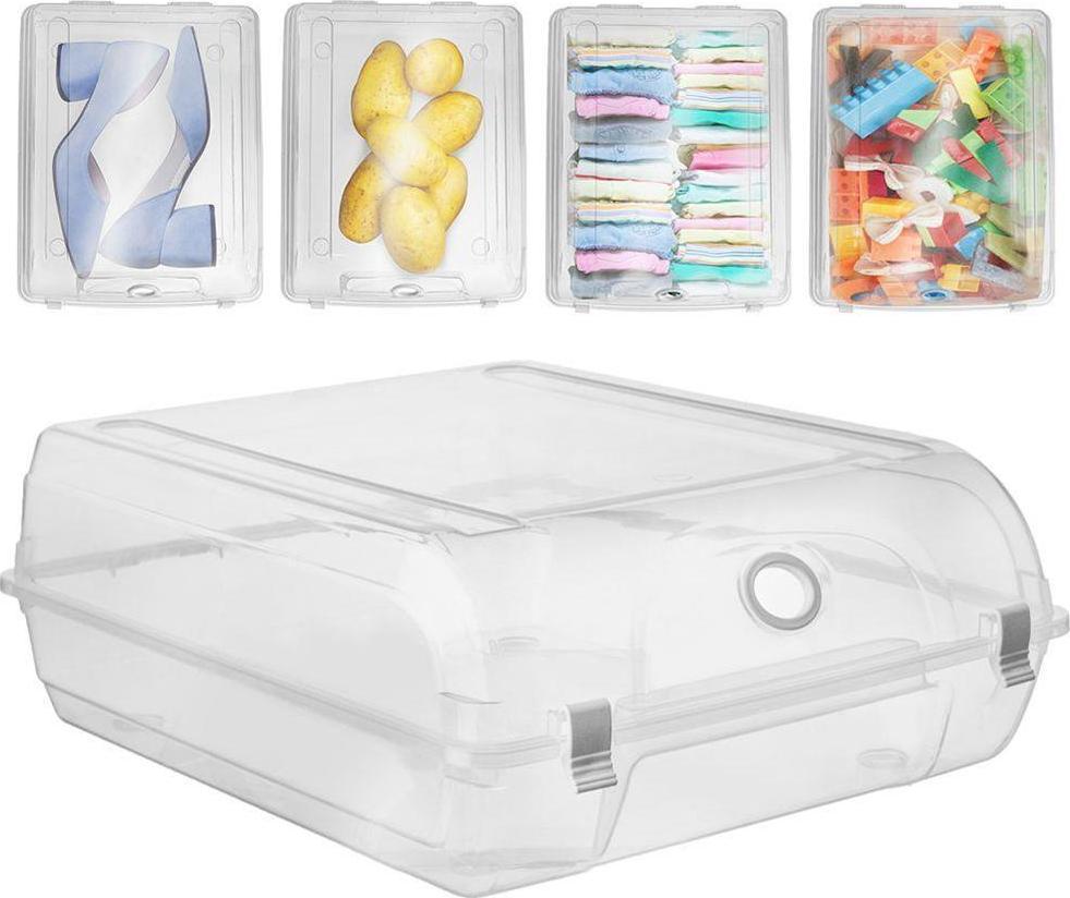 Orion Pojemnik organizer pudełko zamykane na buty obuwie do przechowywania butów 37x29 cm