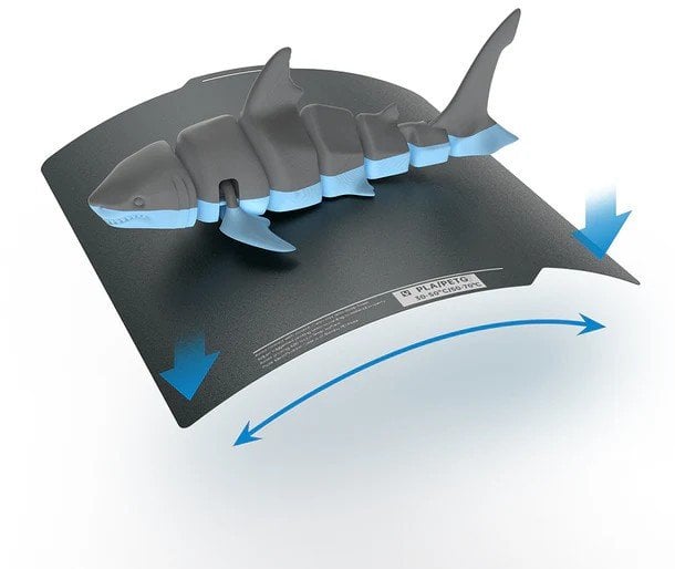 BIQU Panda Double-CryoGrip Textured - dwustronna magnetyczna nakładka - do drukarek Bambu Lab P1, X1 i A1 - 257x257mm}