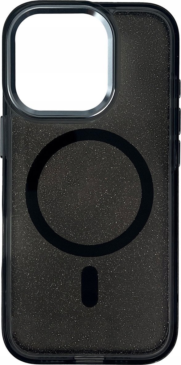 Hurtel Etui Glitter Case MagSafe na iPhone 16 Pro - czarne z brokatem