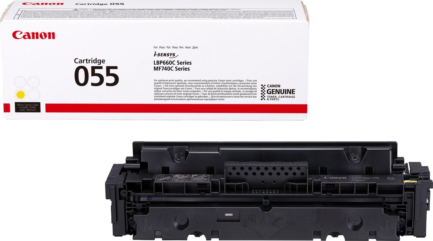 Toner Canon CRG-055 Yellow Oryginał (3013C002)
