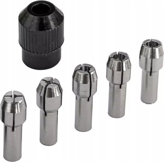 Dedra Zestaw uchwytów zaciskowych do mini szlifierek 6szt