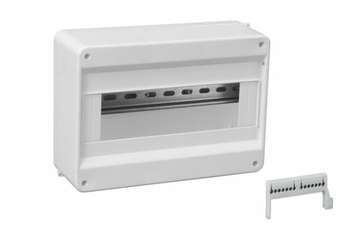 Pawbol Rozdzielnica modułowa 1x12 natynkowa N+PE IP30 S-12 (C.2071)