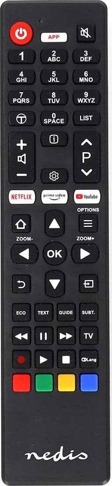 Pilot RTV Nedis Nedis TVRC45TCBK pilot Podczerwień TV Naciśnij przyciski
