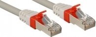 Lindy Patchkabel Cat6(A) SSTP / S/FTP PIMF grau 1.00m 10Gbit (45352)