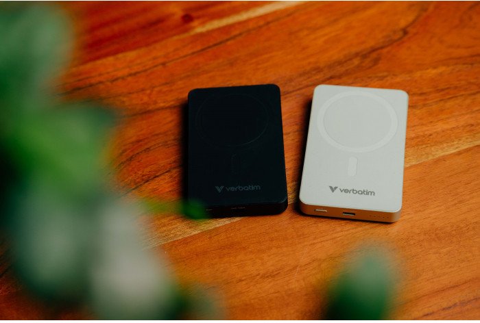 Powerbank Verbatim Charge 'n' Go Essentials Magnetic Wireless 10000mAh USB-C PD 3.0 Black