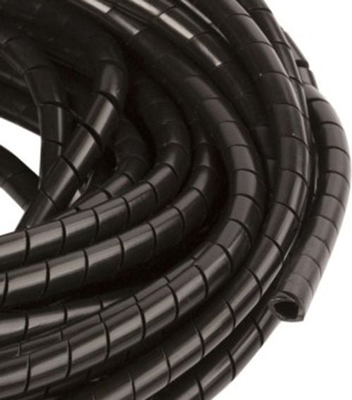 EM Group Wąż osłonowy spiralny czarny 25mm x 10m (SP25BK)