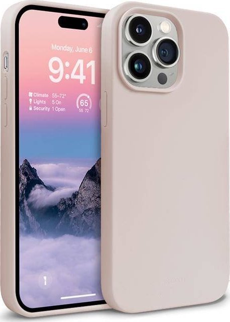 Crong Crong Color Cover - Etui iPhone 14 Pro (piaskowy róż)