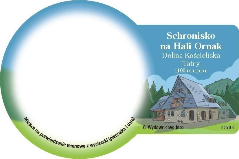 Wydawnictwo Jako Magnes lodówkowy - Schronisko na Hali Ornak