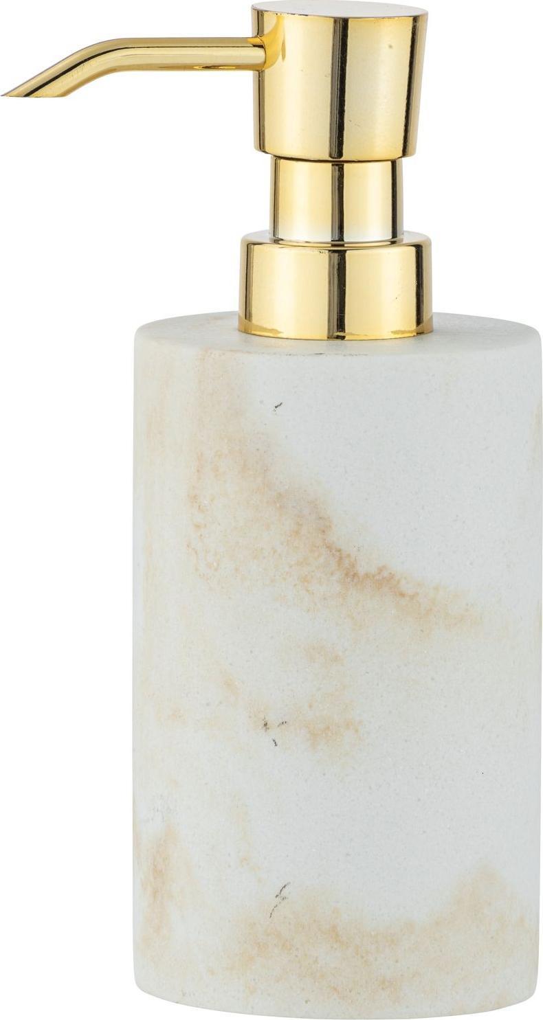 Dozownik do mydła Wenko Dozownik na płyn Do kuchni Biało-złoty Ozdobny