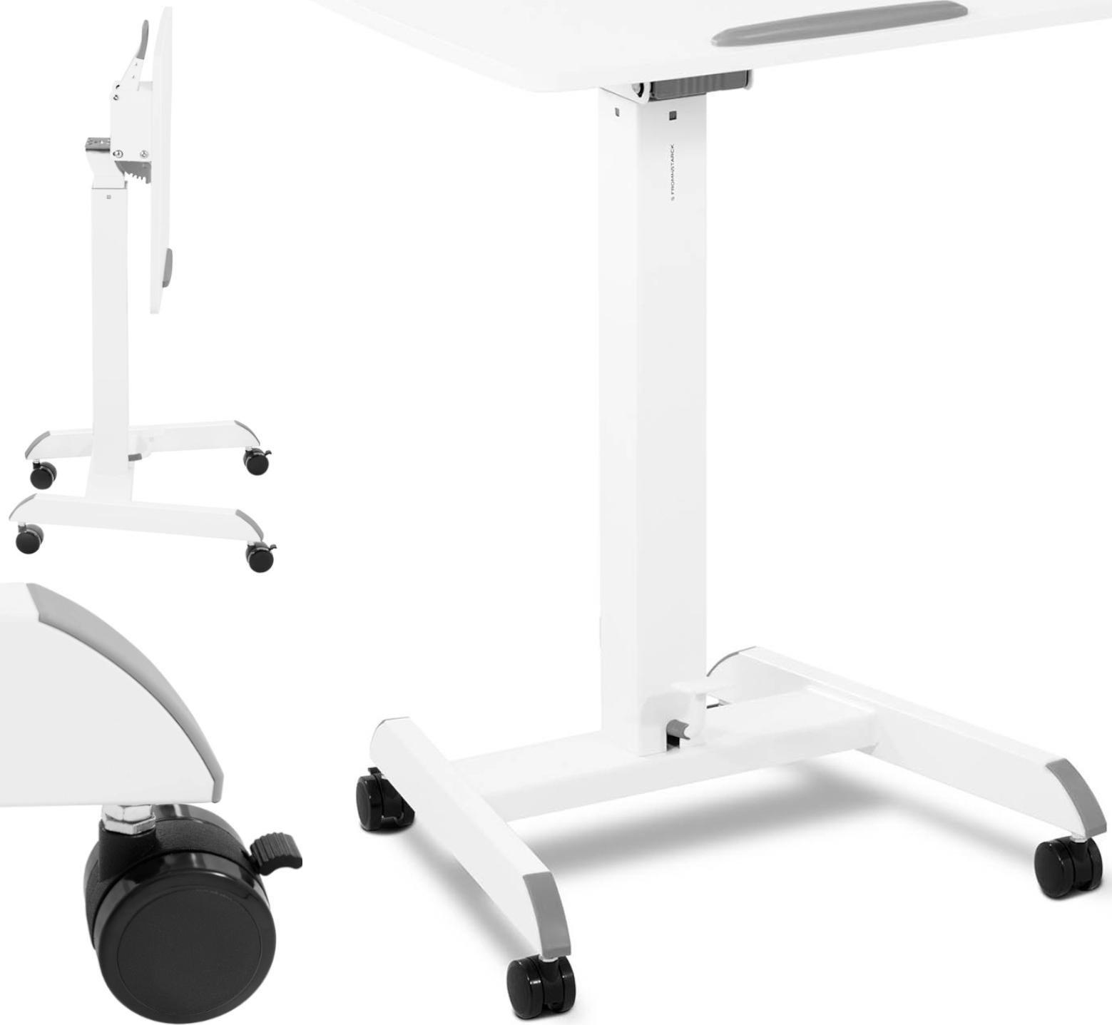 Fromm & Starck Stolik stojak pod laptopa odchylany regulowany na kółkach 60 x 52 cm 825 - 1185 mm Stolik stojak pod laptopa odchylany regulowany na kó