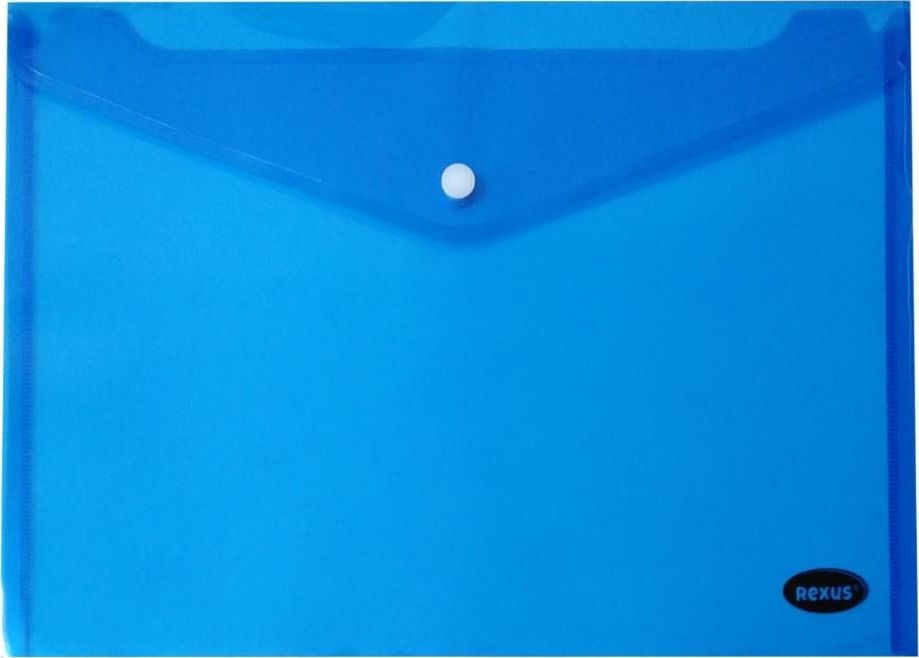 Beniamin Teczka kopertowa na zatrzask niebieska