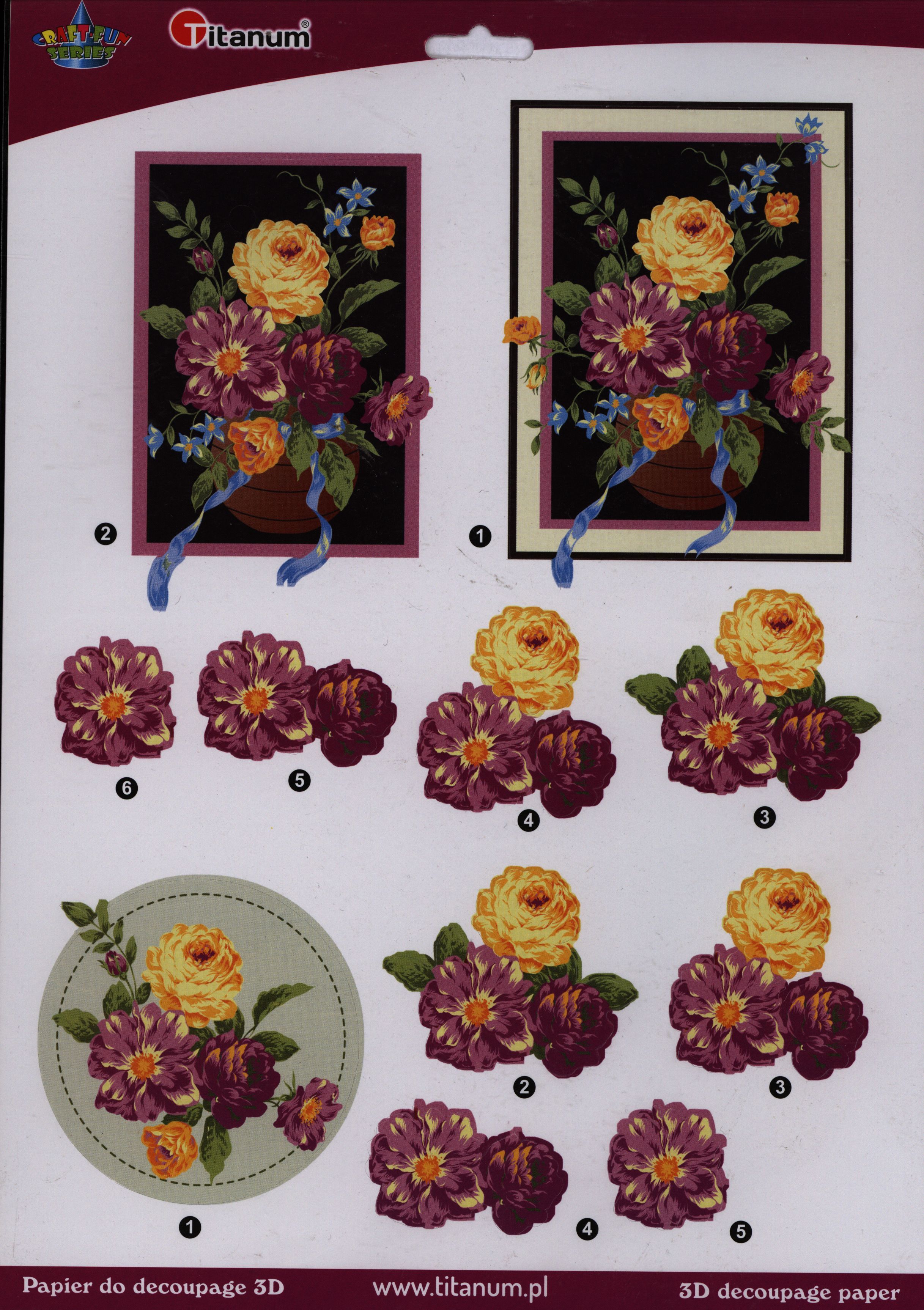 Titanum Papier 3D do decupage (22002)