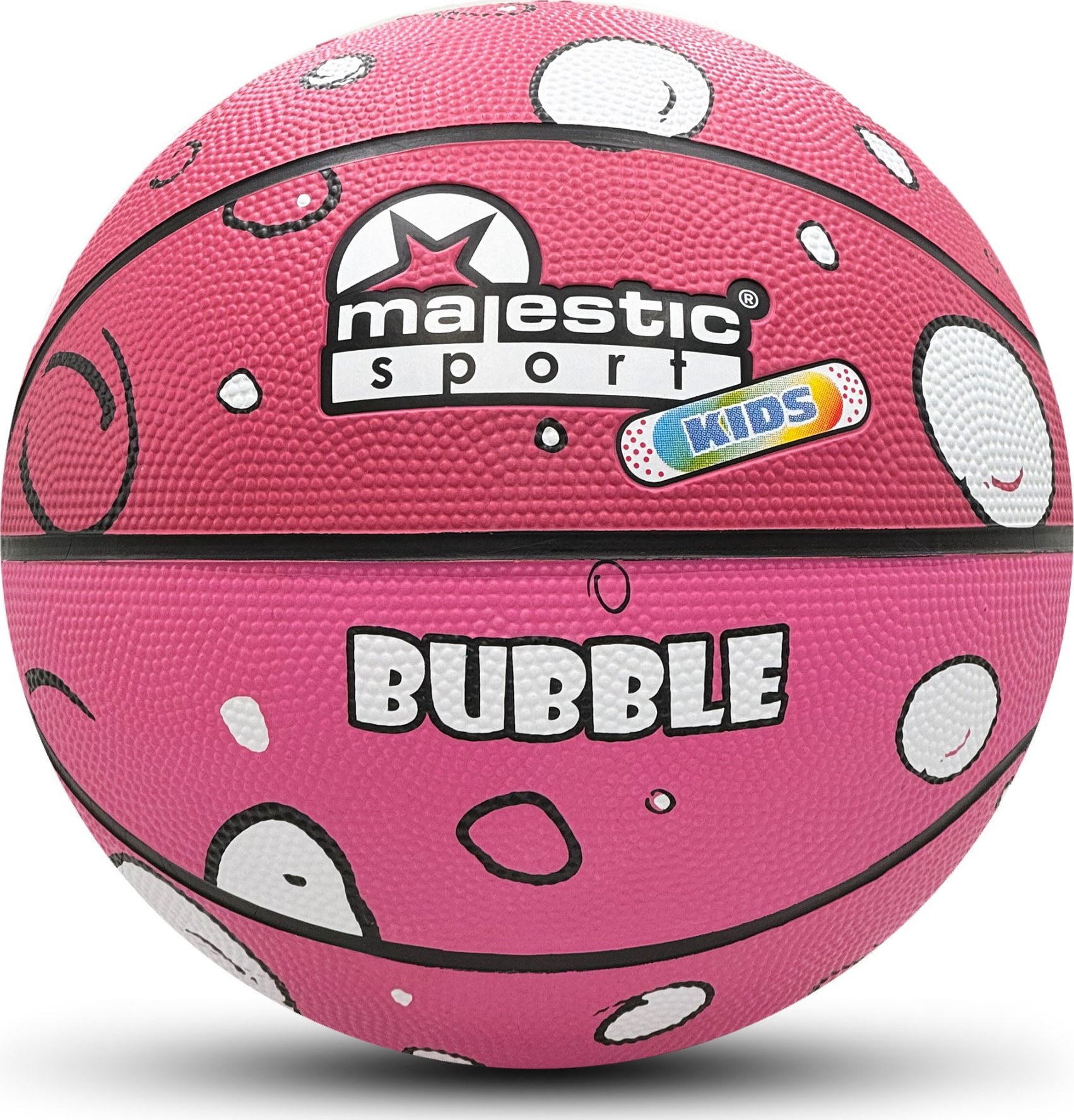 Piłka do koszykówki Majestic Sport Bubble różowa r. 4