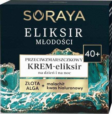 Soraya Eliksir Młodości 40+ Przeciwzmarszczkowy krem-eliksir na dzień i noc 50ml