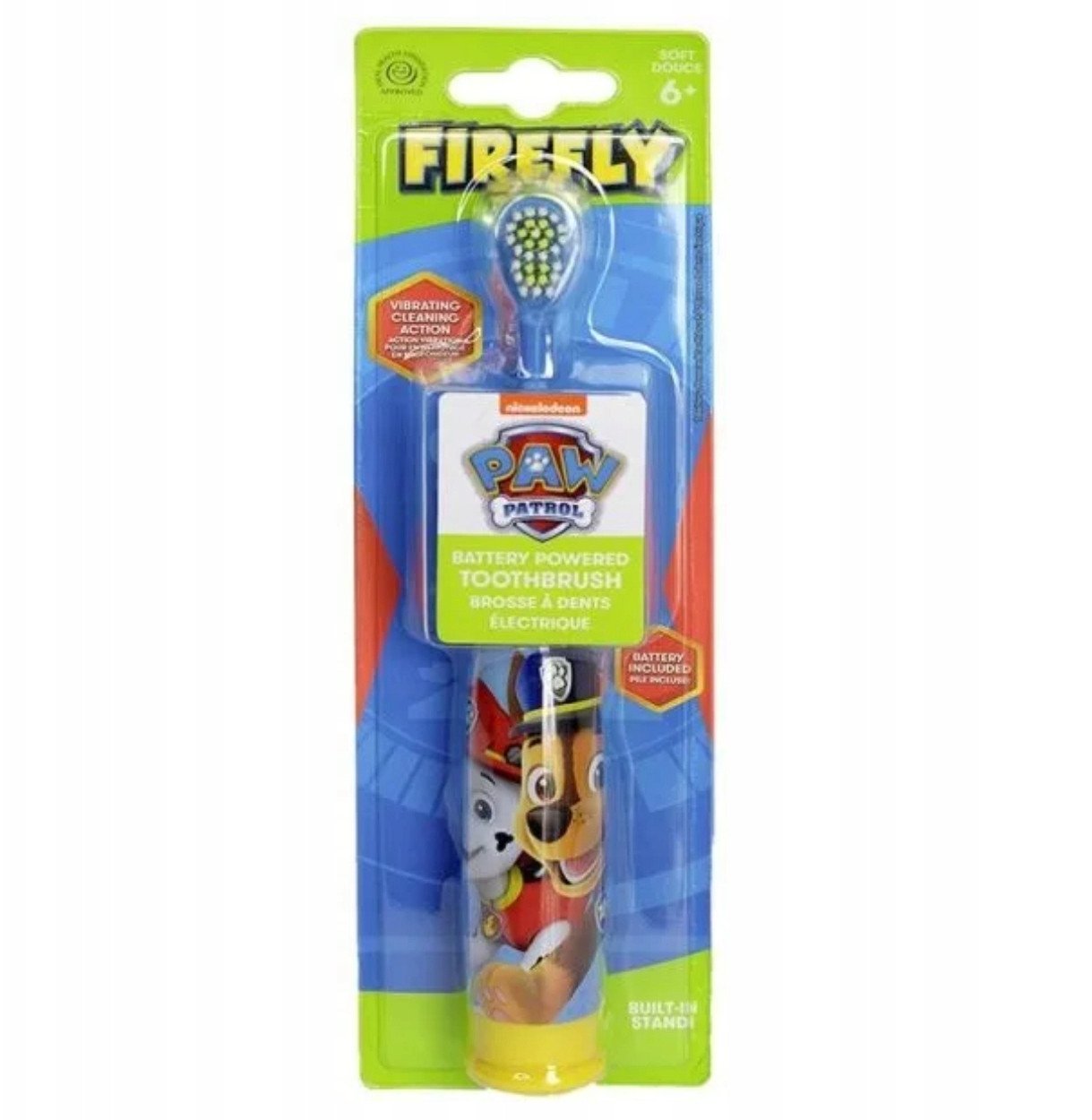 Psi Patrol Electric Toothbrush Szczoteczka Elektryczna Miękka Niebieska