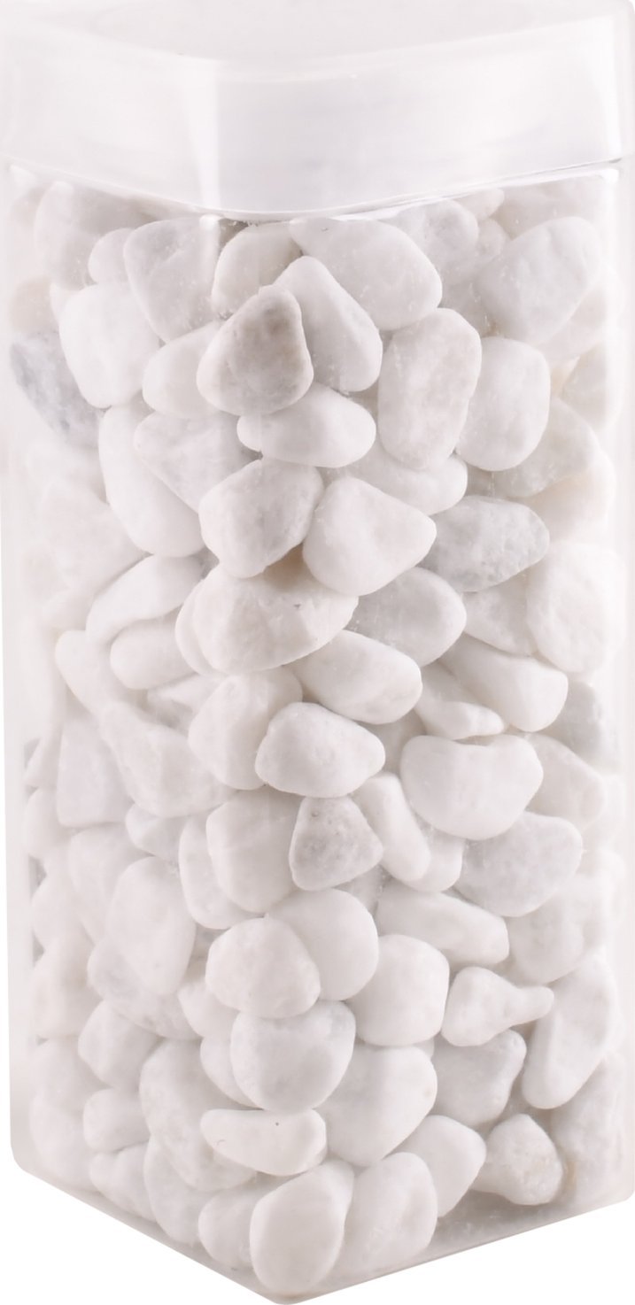 Kamienie dekoracyjne marmurowe białe 8-12mm 900gr