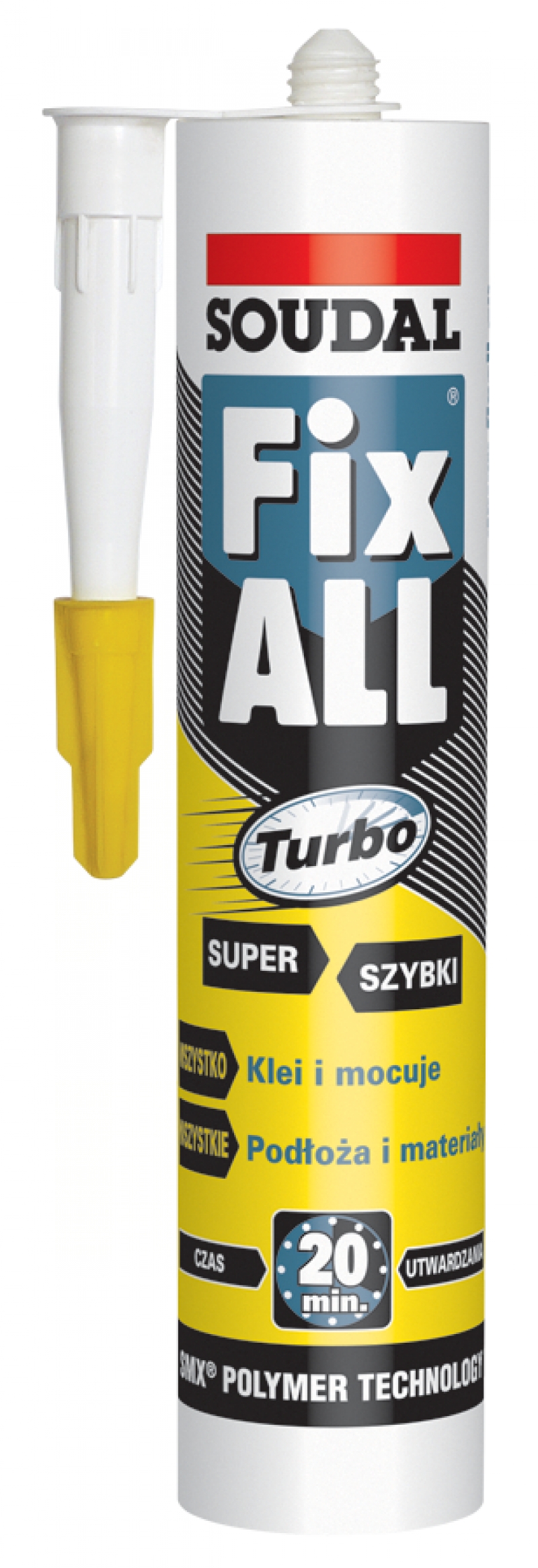 Soudal Uszczelniacz hybrydowy FIX ALL TURBO 290ml biały