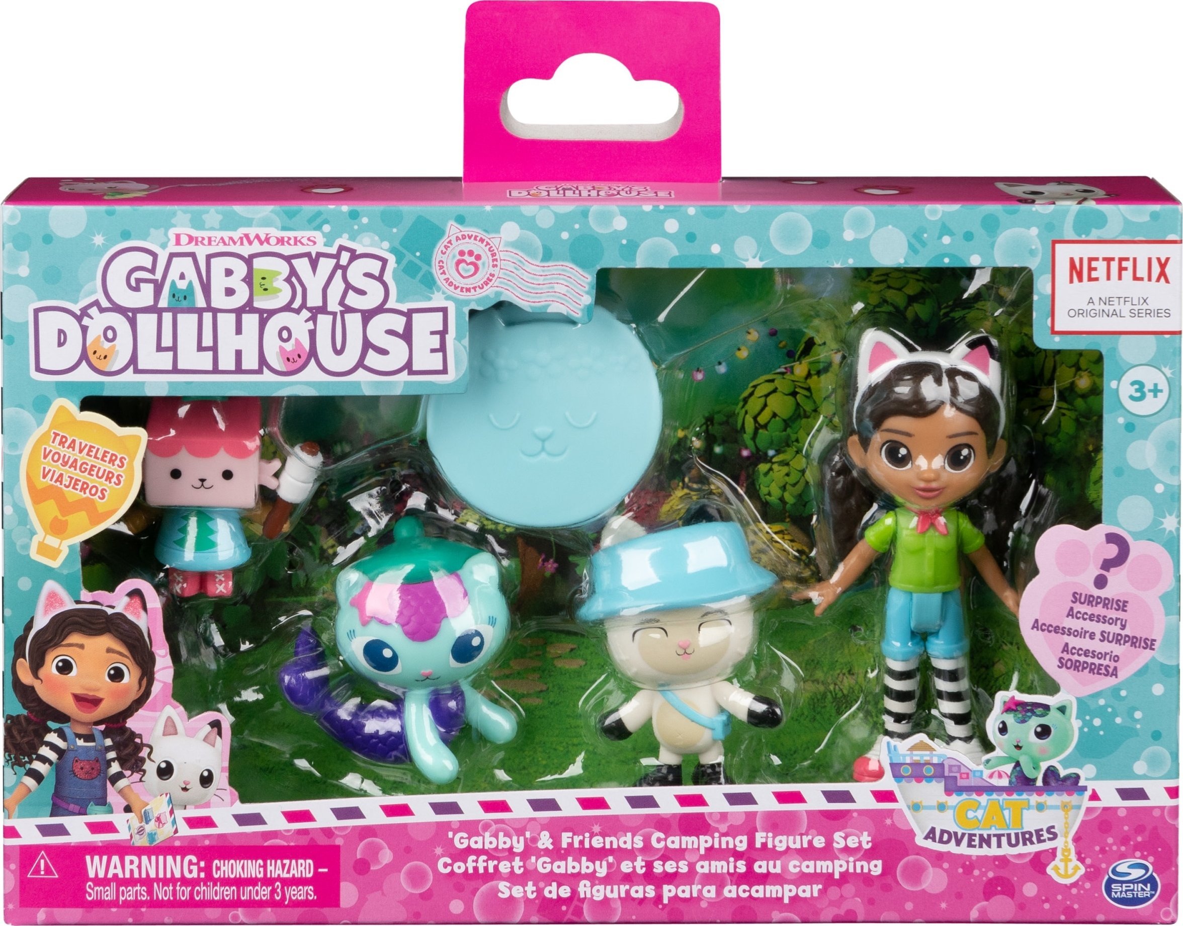 Figurka Polly Pocket Zestaw figurek Koci Domek Gabi Kemping z przyjaciółmi