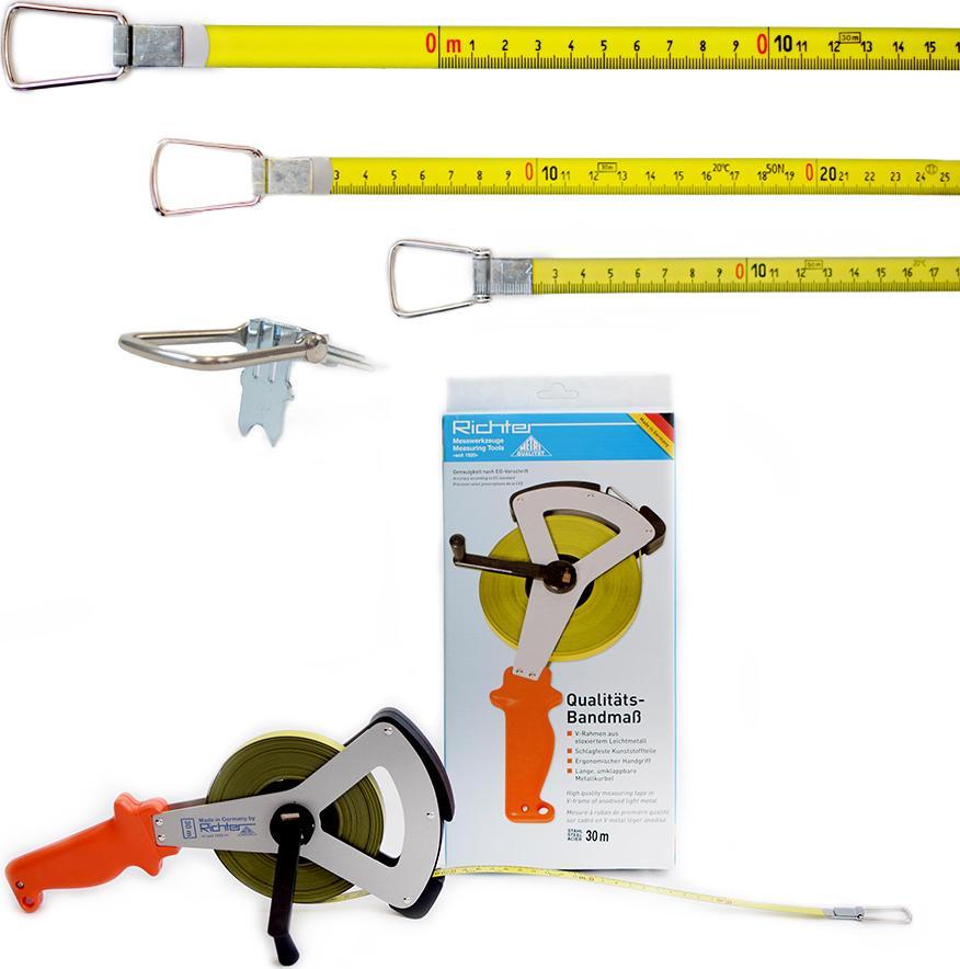 Richter Ruletka stalowa poliamidowa Richter 404V 30m