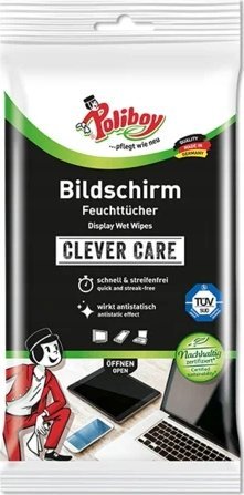 Poliboy Mokre ściereczki do ekranów POLIBOY 30szt