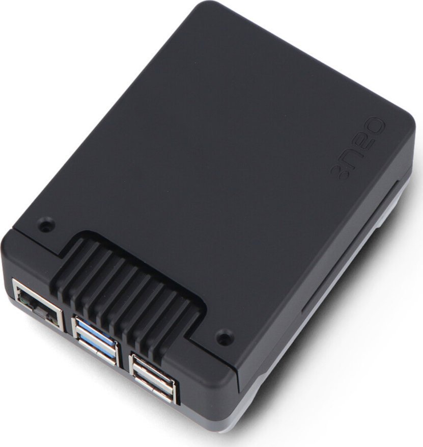 Argon40 Obudowa Argon NEO 5 M.2 NVMe PCIe do Raspberry Pi 5 - z wentylatorem i radiatorem - aluminiowa - czarna}