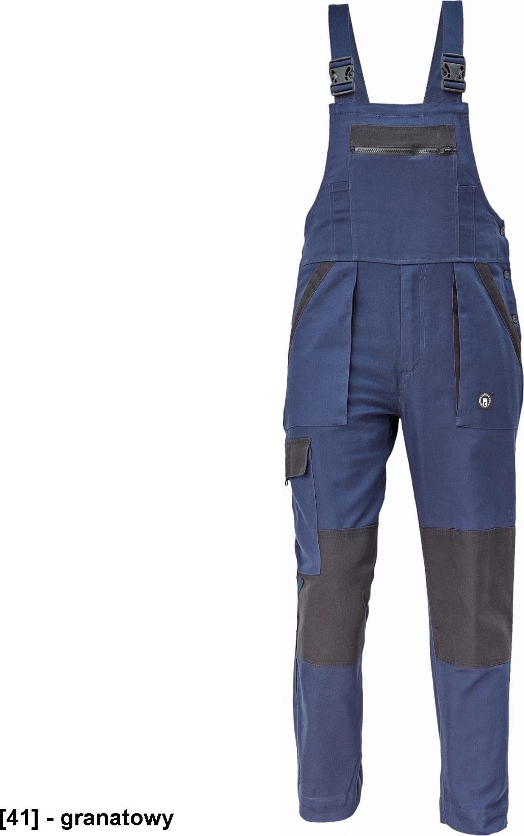 CERVA MAX NEO - ogrodniczki - granatowy 48