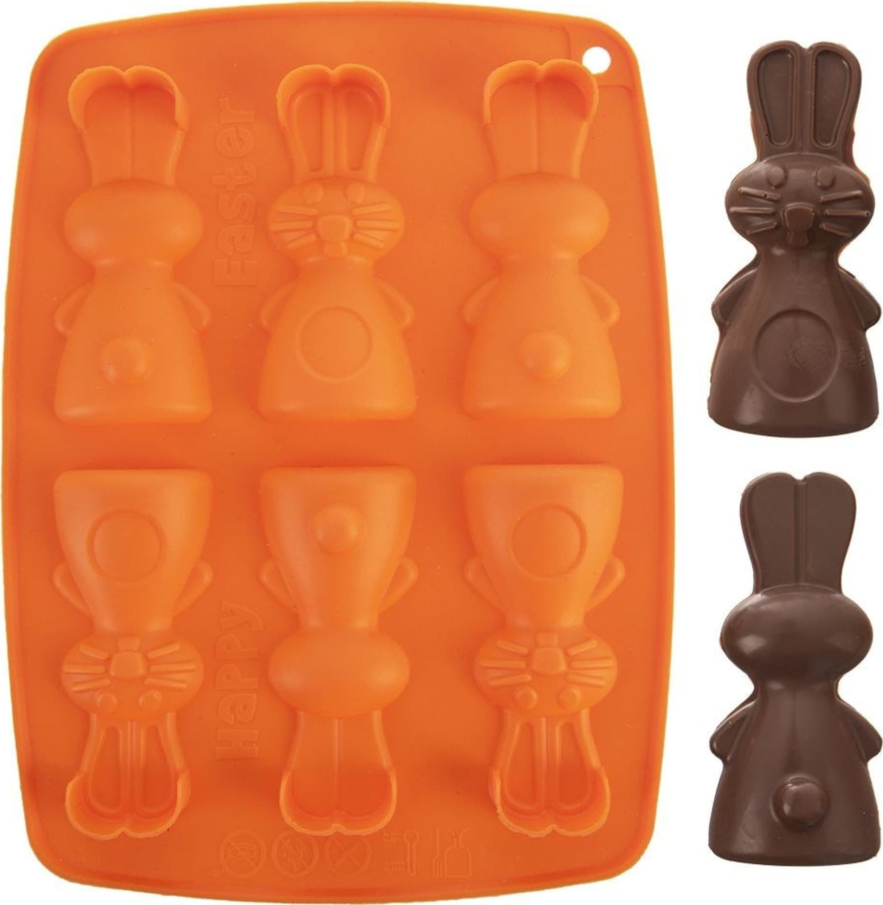 Orion Silikonowa Forma Zajączki Do Ciasteczek Pralinek
