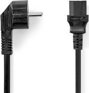 Kabel zasilający Nedis Nedis CEGL10000BK20 kabel zasilające Czarny 2 m ‎CEE 7/5 C13 panel