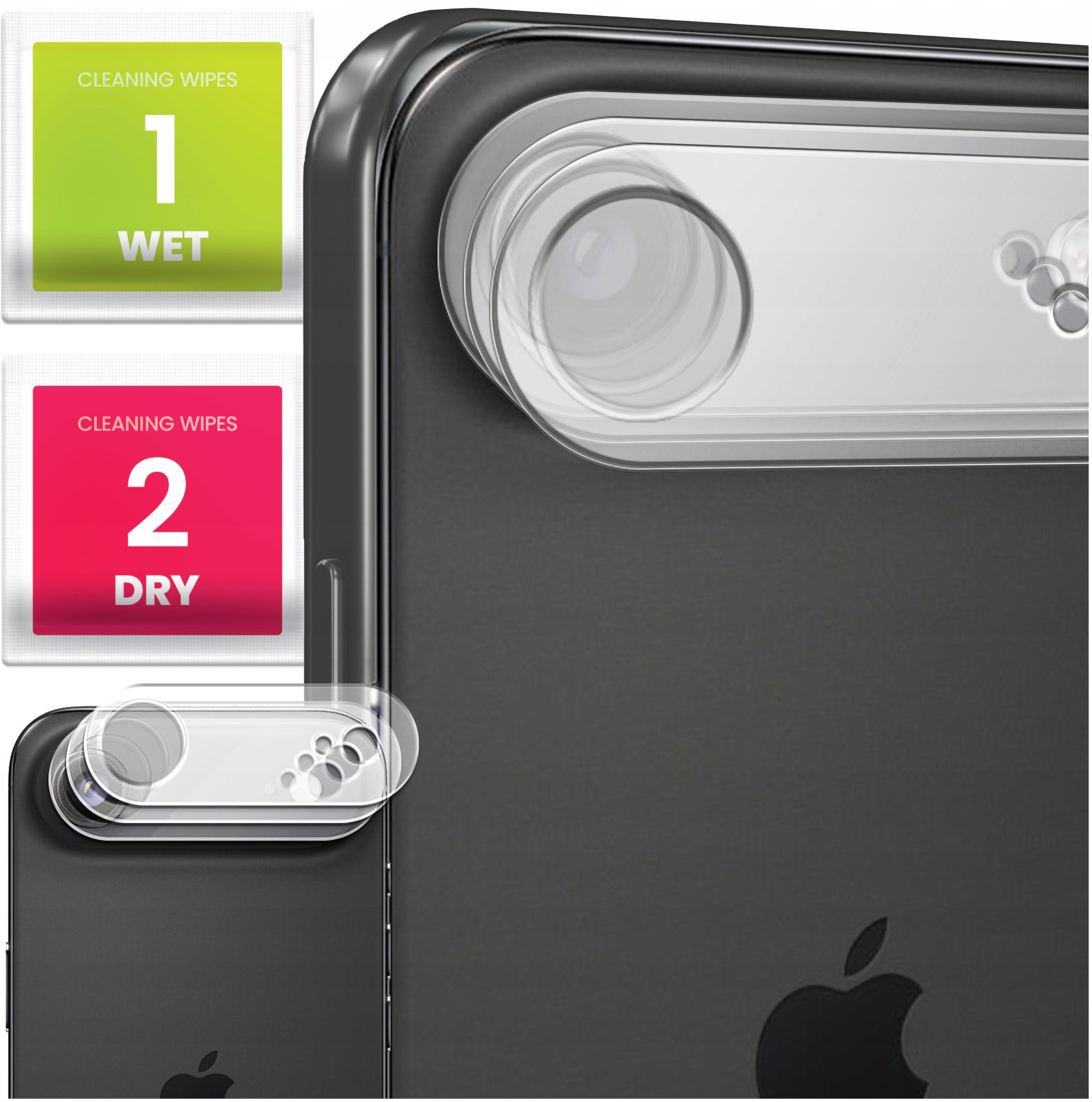 3-PAK Szkło Na Aparat Do iPhone 17 Air (Hartowane, Ochronne, Na Obiektyw)