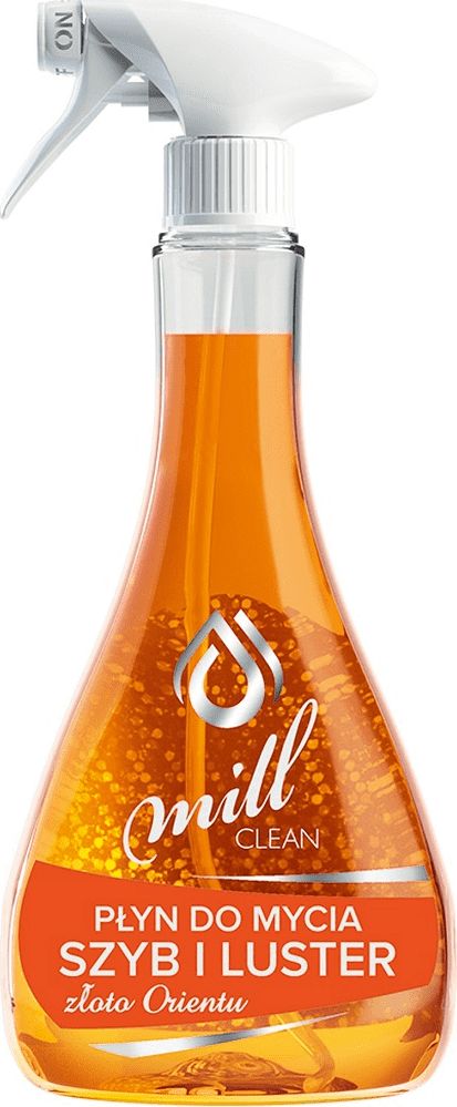 Mill Clean płyn do mycia szyb i luster Złoto Orientu 555ml
