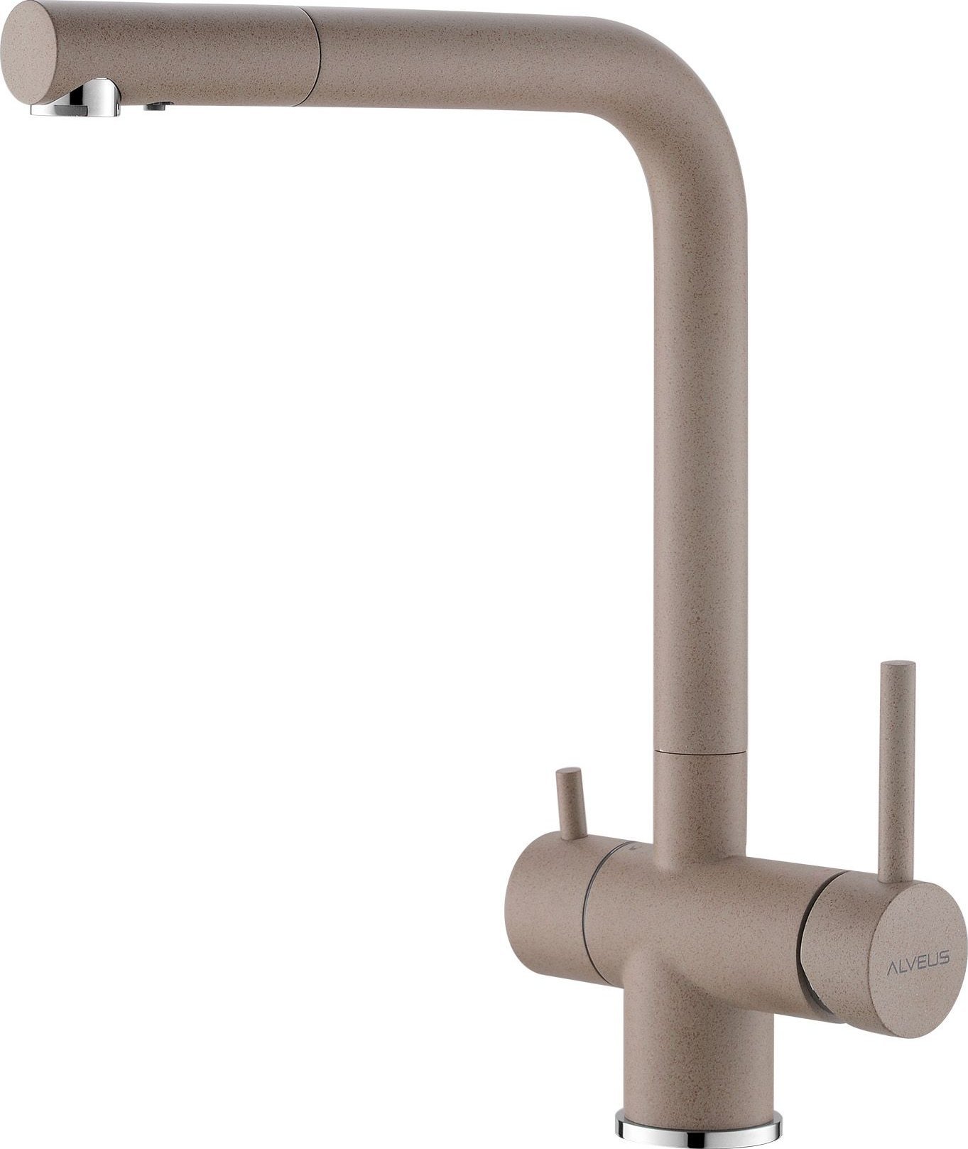 Wylewka Alveus Alveus AQUILA Bateria kol. 55 BEŻ z możliwością podłączenia do filtra wody