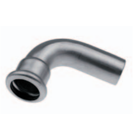 KAN-therm Kolano nyplowe press 90° INOX 76,1x76,1 - 6230037