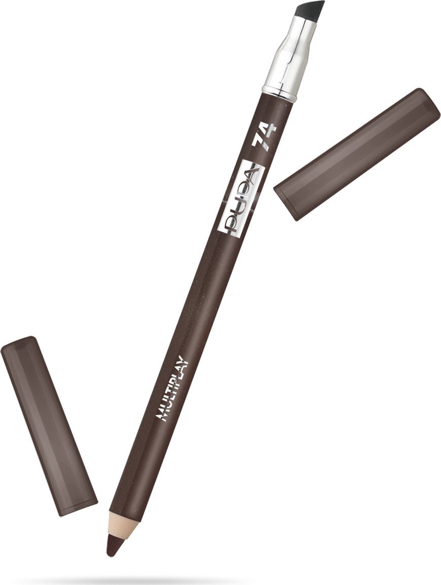 Pupa Pupa, Multiplay, Double-Ended, Eyeshadow & Kajal Eyeliner 2-In-1, 74, I Love Brownie, 1.2 g