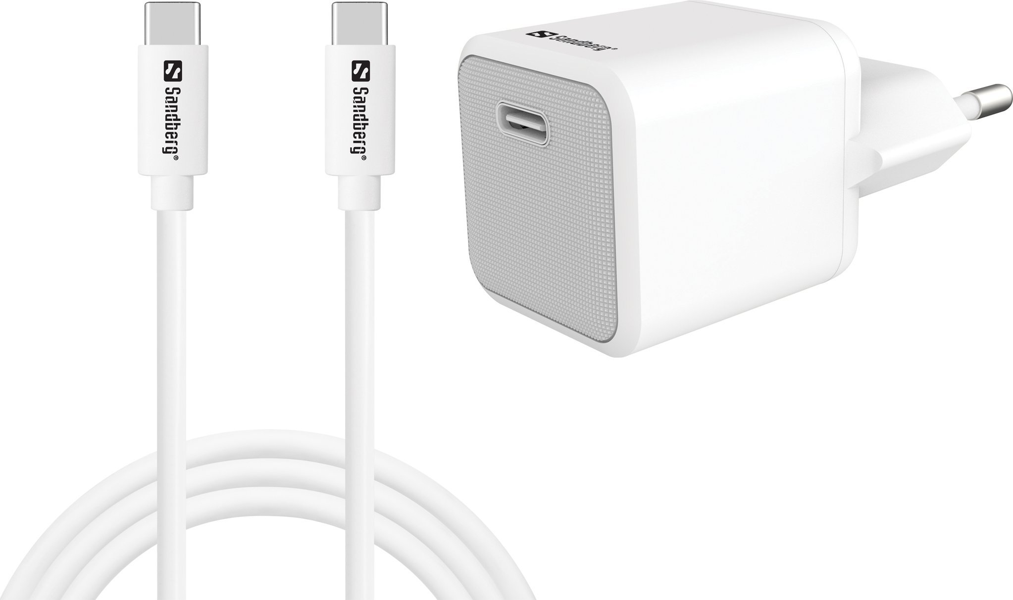 Ładowarka Sandberg USB-C AC Charger +USB-CC