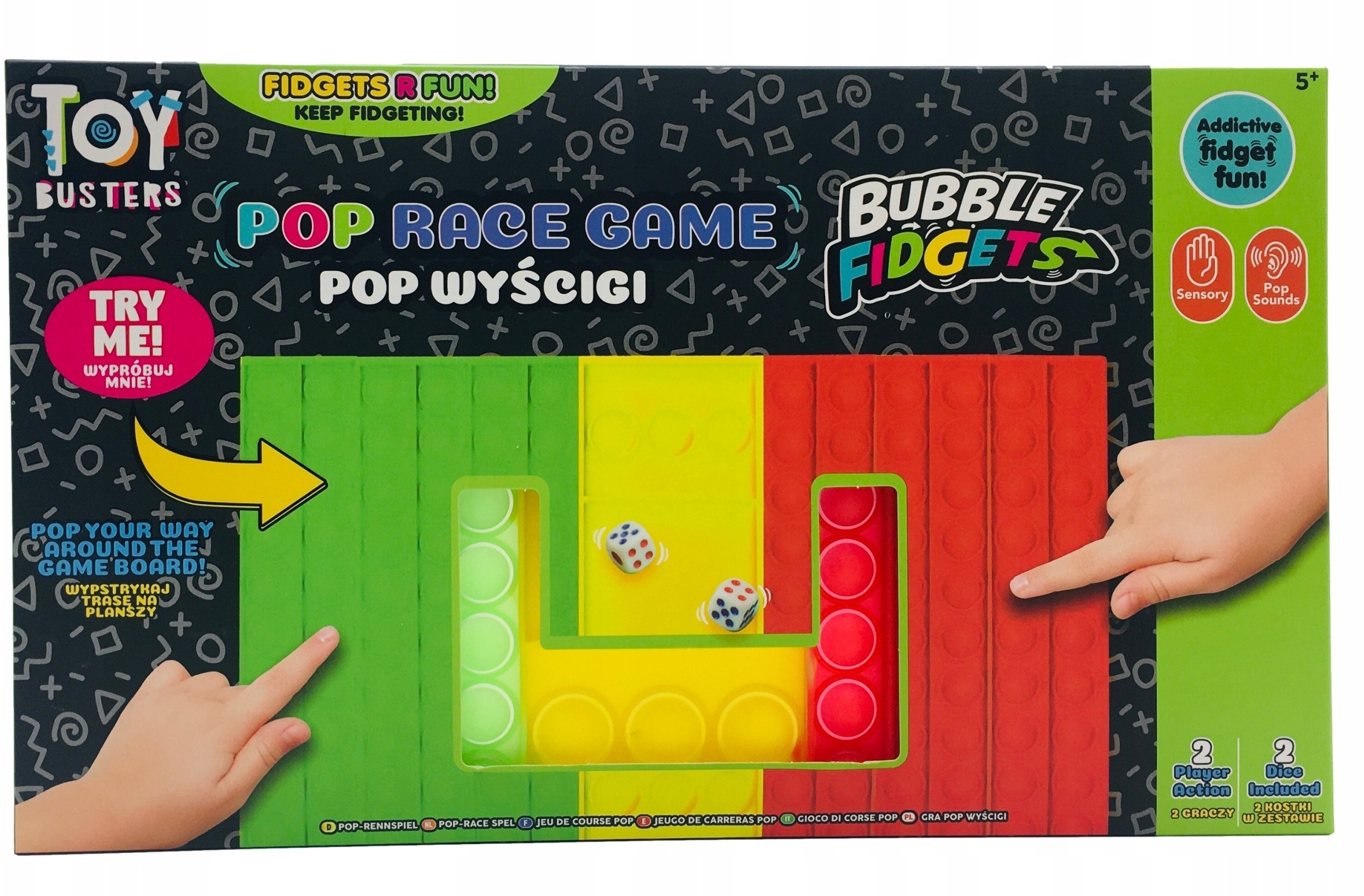 Toy busters Gra POP wyścigi