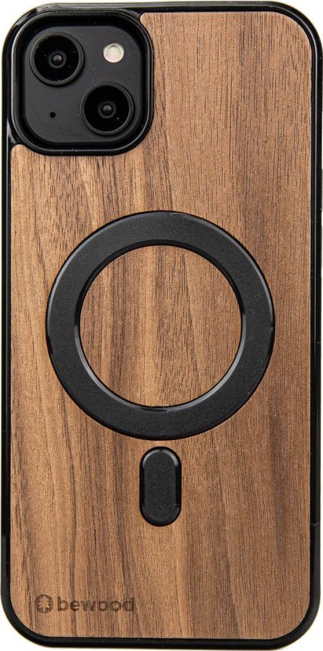 BeWood Drewniane Etui Bewood na iPhone 14 Plus Orzech Amerykański MagSafe