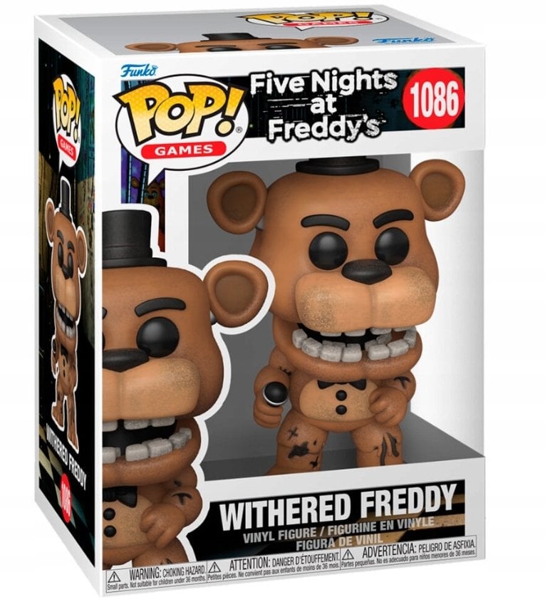 Figurka Funko Pop FUNKO POP! Figurka winylowa: Five Nights at Freddy´s - Withered Freddy, 10 cm