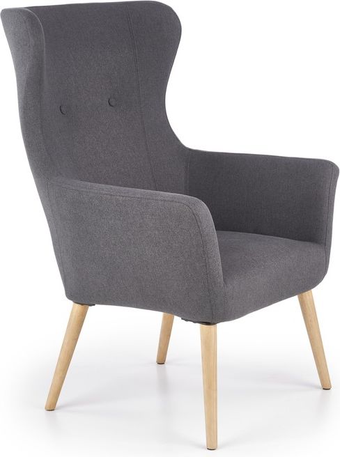 Halmar Fotel COTTO ciemny popiel